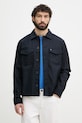 Tommy Hilfiger μεταβατικό μπουφάν ανδρικό με βαμβάκι σκούρο μπλε MW0MW38712