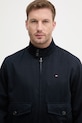 Tommy Hilfiger prechodná bunda pánska tmavomodrá MW0MW42507