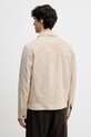 Îmbrăcăminte BOSS geacă tip cămașă pentru bărbați, din piele întoarsă Merak1 50538002 bej