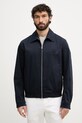 BOSS kratka jakna za muškarce od pamuka s elastanom Carinho mornarsko plava 50563156