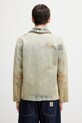 Odzież Kenzo WorkwearJacket kurtka jeansowa męska FG55DV1146Q8 beżowy