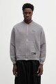 Oblečenie Bavlnená mikina NEIGHBORHOOD PLAIN SWEAT ZIP JACKET LS 252UWNH.CSM06 sivá