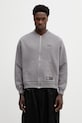 Oblečenie Bavlnená mikina NEIGHBORHOOD PLAIN SWEAT ZIP JACKET LS 252UWNH.CSM06 sivá