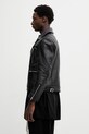 Kožená bunda NEIGHBORHOOD LEATHER RIDERS JACKET 252SZNH.JKM05 čierna SS26