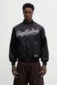 NEIGHBORHOOD kurtka bomber BASEBALL JACKET bez kaptura czarny 252TSNH.JKM04