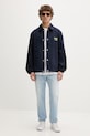 HUGO Blue krótka kurtka męska bawełniana Biyo262D1 50561998 granatowy SS26