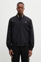 Fred Perry kurtka bomber nieocieplane czarny J2326