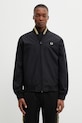 Fred Perry kurtka bomber nieocieplane czarny J2326
