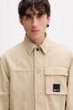 Karl Lagerfeld Jeans kratka jakna za muškarce od pamuka bež B2M14042