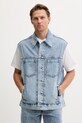 Karl Lagerfeld Jeans bezrękawnik męski jeansowy niebieski B2M14024