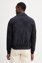 Oblečenie Semišová bunda Blauer ALLEN BLUL02436 tmavomodrá