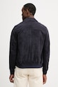 Oblečenie Semišová bunda Blauer ALLEN BLUL02436 tmavomodrá