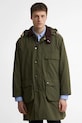 Barbour x Paul Smith Casual parka męska zielony MCA1127OL52