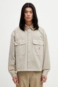 Carhartt WIP Prescott Shirt Jac куртка из хлопка для мужчин бежевый I036484.3VYGD