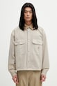 Carhartt WIP Prescott Shirt Jac куртка из хлопка для мужчин бежевый I036484.3VYGD