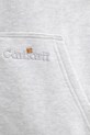 Carhartt WIP Hooded WIP Label Sweat Jacket zip-up sweatshirt cotton Men's gray I036347.482XX