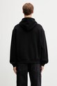Одяг Carhartt WIP Hooded WIP Label Sweat Jacket кофта, яка розстібається, з капюшоном бавовняна чоловіча I036347.89XX чорний