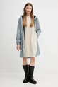 Rains kurtka 18140 Fishtail Parka W3 18140.147 szary SS26