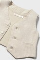 Chłopiec Mayoral kamizelka z domieszką lnu dziecięca 1312.3A.Baby.PPY2 beżowy