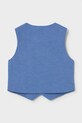 Mayoral kamizelka z domieszką lnu dziecięca 1312.3A.Baby.PPY2 niebieski SS26