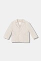 Mayoral marynarka z domieszką lnu dziecięca tkanina beżowy 1404.3A.Baby.PPY2