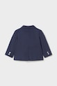 Mayoral marynarka z domieszką lnu dziecięca 1404.3A.Baby.PPY2 granatowy SS26