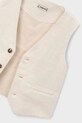 Chłopiec Mayoral kamizelka z domieszką lnu dziecięca 3379.5B.Mini.PPY2 beżowy