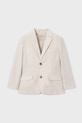 Mayoral marynarka z domieszką lnu dziecięca 3437.5B.Mini.PPY2 beżowy SS26