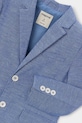 CHLAPEC Dětské sako ze směsi lnu Mayoral 3437.5B.Mini.PPY2 modrá