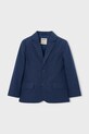 Mayoral marynarka z domieszką lnu dziecięca tkanina granatowy 3437.5B.Mini.PPY2