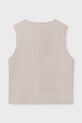 Mayoral kamizelka z domieszką lnu dziecięca 6357.7A.Junior.PPY2 beżowy SS26