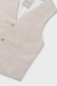 Chłopiec Mayoral kamizelka z domieszką lnu dziecięca 6357.7A.Junior.PPY2 beżowy
