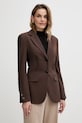 Karl Lagerfeld marynarka tkanina brązowy B1W14011