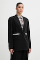 Karl Lagerfeld Jeans marynarka tkanina czarny B1W14024