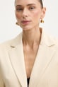 Patrizia Pepe marynarka bawełniana beżowy 8S0568.A689