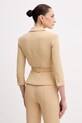 Odzież Elisabetta Franchi marynarka dwurzędowa damska GI22461E2 beżowy