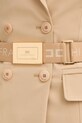 Elisabetta Franchi marynarka dwurzędowa damska GI22461E2 beżowy