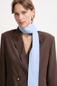 Liu Jo σακάκι γυναικείο με lyocell καφέ WA6436.T4818