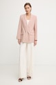 Marella жіночий двобортний піджак з віскозою TATTICO 2613041154200 рожевий SS26