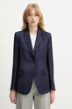 Marella marynarka z dodatkiem lnu Emme by Marella tkanina granatowy 2615041181200