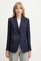 Marella marynarka z dodatkiem lnu Emme by Marella tkanina granatowy 2615041181200