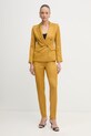 Marella двобортний піджак жіночий з віскозою CHARME 2613041172200 жовтий SS26