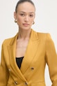 Marella двобортний піджак жіночий з віскозою CHARME жовтий 2613041172200