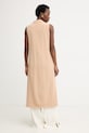 Odzież Simona Corsellini kamizelka jednorzędowa damska P26CPGL00501 beżowy