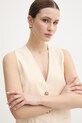 Twinset kamizelka beżowy 261TP2224