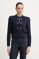 Σακάκι Twinset ύφασμα σκούρο μπλε 261TP2381