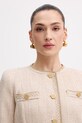Luisa Spagnoli żakiet damski bawełniany Vasari beżowy 542790