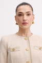 Luisa Spagnoli żakiet damski bawełniany Vasari beżowy 542790