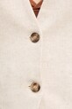 Fracomina kamizelka z dodatkiem lnu FR26SJ5009W67101 beżowy