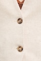Fracomina kamizelka z dodatkiem lnu FR26SJ5009W67101 beżowy